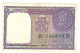 INDIA P75f 1 RUPEE 1957  Signature JHA  LETTER D    XF - India