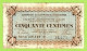 FRANCE / AUXERRE / 50 CENTIMES / 12 AVRIL 1917/ N° 14475 / SERIE  AB 127 - Cámara De Comercio