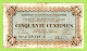 FRANCE / AUXERRE / 50 CENTIMES / 12 AVRIL 1917/ N° 14475 / SERIE  AB 127 - Camera Di Commercio