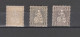 1862/78 PAPIER BLANC  LOT    NEUFS*    COTE PLUS DE 200.00      CATALOGUE SBK - Unused Stamps