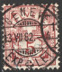 Schweiz Suisse HELVETIA 1882: Weisses Papier Blanc Zu 54 Mi 46 Yv 59 (5c Lila) Voll-⊙ GENÈVE 13.VII.82 (Zu CHF 150.00) - Gebraucht