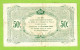 FRANCE / EURE & LOIR / 50 CENTIMES /  AVRIL 1917  / 2ème EMISSION / PAS DE NUMERO - Chambre De Commerce