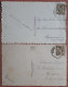 SCHERPENHEUVEL :2 Oude Postkaarten 1939 & 1940 Linkerkant En Voorzijde Basiliek Gelopen  Zegel 10 Ct Uitg. L.V.D. - Scherpenheuvel-Zichem