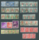 Switzerland, 1878-1938, Lot Of 42 Postal Due Stamps From Sets MiNr 1-9, 2-5, 8-10, 15-16, 17-20, 29-37 32-36 42-49 54-61 - Postage Due