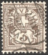 Schweiz Suisse HELVETIA 1906: Ziffer (3 C) Mit WZ I Zu 81 Mi 83 Yv 101 Mit ⊙ YVERDON 16.XI.07 (Zu CHF 100.00) - Gebraucht