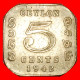 * GREAT BRITAIN WARTIME (1939-1945): CEYLON 5 CENTS 1942 JUST PUBLISHED! GEORGE VI 1937-1952· LOW START ·  NO RESERVE! - Sri Lanka (Ceylon)
