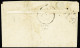 Lettre N°1 OBL Grille + CAD T15 "Beaumont-s-Oise (72)" (1851) Sur Lettre, Rousseurs, B/TB - 1849-1850 Ceres