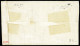 Lettre N°1a 10c Bistre-brun, Obl. PC 1582 De Jonzac (Charente-Inférieure), Sur Lettre Datée De St Simon 1852, Boite Rura - 1849-1850 Ceres