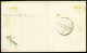 Lettre N°1d En Paire Tête-bêche (1 Ex Entamé) OBL Grille + T15 "St Loup S. Angronne (69)" Haute-Saône (1852) Sur Lettre - 1849-1850 Ceres