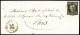 Lettre N°3 Obl. Càd T15 MOISSAC 3 Janvier 1849 (Tarn Et Garonne), Répété à Côté, Sur Lettre Pour Paris, Mention Manuscri - 1849-1850 Cérès