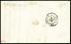 Lettre N°3, 2 Pièces, OBL Grille + T15 Barbezieux (Charente, 1849) Sur Lettre, Signé Calves, Ind 15+, TB - 1849-1850 Ceres