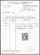 Obl N°6B 1f Carmin-brun, Belle Nuance Marquée, Obl. PC 1843 De Maisons-sur-Seine, Seine-et-Oise, TTB. Certificat Calves - 1849-1850 Cérès