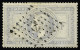 Obl N°33 5f Violet-gris, Obl. Ancre, Réparé, TB D'aspect - 1863-1870 Napoleon III Gelauwerd