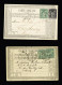 Delcampe - Lettre 13 Lettres Et Cartes Postales Précurseurs AFF Type Sage Dont CAD D'essai Pointillé "Paris Pl De La Bourse" (1881  - 1876-1898 Sage (Type II)