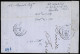 Lettre N°29 OBL GC 4842 + T22 Léoville (1869) Sur Lettre, Ind 19 - Altri & Non Classificati