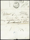 Lettre Lettre Avec MP "P 16 P Saintes" (ind 15) + Dateur A (1829) Avec Au Verso MP "Deb 16 La Rochelle" (ind 16). TB - Autres & Non Classés