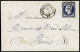 Lettre Chateauponsac : N°14 OBL PC 795 + T15 Chateauponsac (1856) Sur Lettre. TB - Autres & Non Classés