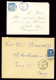 Lettre 2 Lettres : N°90 OBL CAD Perlé Bleu "Les Trembles Alger" (1890) Répété à Côté Et Algérie N°290 OBL CAD Tireté D12 - 1849-1876: Classic Period