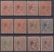 1890-123 CUBA SPAIN 1890 ALFONSO XIII ½ Mls – 20c COMPLETE SET.  - Préphilatélie