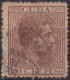 1884-341 CUBA SPAIN 1882 ALFONSO XII 20c BROWN USED.  - Prefilatelia