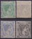 1876-212 CUBA SPAIN 1876 ALFONSO XII 12 ½ C - 1pta COMPLETE SET.  - Prefilatelia