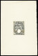 Epreuve COLLECTION DE TIMBRES ET LETTRES AU TYPE BLANC 
N°107, Poinçon En Noir Du 1c Ardoise Sans Indication De La Valeu - Sonstige & Ohne Zuordnung