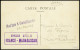 Lettre 14.10.1926 Casablanca - Las Palmas Par Bernard Et Bougault - Carte Postale Avec Cachet Rect Violet "Voyage Aérien - Air Post