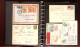 Delcampe - Lettre 1845-1987, Collection En Un Classeur Safe De Plus De 120 Lettres Ou Cartes, Dont De Nombreuses Bonnes Valeurs Ava - Sammlungen