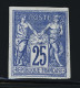 Obl N°35 25c Bleu Type Sage, Obl., TB - Autres & Non Classés