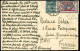 Lettre Memel N°35 + 54, Merson + Semeuse OBL Memel (1922) Sur Carte Postale Non Philatélique (rare) Pour La France. TB - Brieven En Documenten