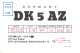 Germany Federal Republic Radio Amateur QSL Card Y03CD DK5AZ - Radio Amatoriale