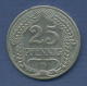 Deutsches Reich 25 Pfennig 1909 D, Kursmünze Nickel, J 18, Fast Vz (m3774) - 25 Pfennig