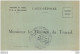 OFFICE REGIONAL DU TRAVAIL DE PARIS CARTE REPONSE 1948 VOIR LES DEUX SCANS - Historical Documents