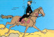 CPSM - BD Bandes Dessinées Capitaine Haddock Cheval Cavalier Hergé - Bandes Dessinées