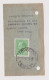 Bulgaria Ww2-1943 Postal Magazine-Subscription Slip 180Leva Paid / 1Lev Postal Fee TERVEL Clear Postmark (66766) - Brieven En Documenten