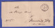 Hamburg 1867 Brief Mit Schwarzem Zweikreisstempel HAMBURG - Otros & Sin Clasificación