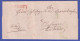 Baden 1850 Brief Mit Rotem Achteckstempel MÖSKIRCH - Altri & Non Classificati