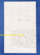 Lettre Ancienne - 1876 - BORDEAUX - Envoi & Signature R. De FRESQUET à Un Marquis à Identifier - Cognac & Rhum - Alcool - Manuscripts