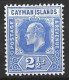 CAYMAN Is...KING EDWARD VII..(1901-10.)........2 & HALFd......SG27..........MH.. - Cayman (Isole)