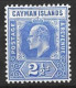 CAYMAN Is...KING EDWARD VII..(1901-10.)........2 & HALFd......SG27..........MH.. - Kaimaninseln