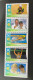 23-3-2024 (stamp) Australia - Mint Commonweath Games Gold Medallist (bloc Of 5) - Neufs