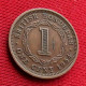 British Honduras 1 Cent 1954 Belize #2 W ºº - Belize