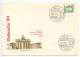 Germany, East 1991 3 50pf. Brandenburg Gate Postal Envelopes, Philatelia '90; Köln, Moers & Berlin Commemorative Pmks - Briefomslagen - Gebruikt