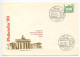 Germany, East 1991 3 50pf. Brandenburg Gate Postal Envelopes, Philatelia '90; Köln, Moers & Berlin Commemorative Pmks - Enveloppes - Oblitérées