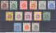 1912 HONG KONG,  Giorgio V° ,  SG 14 Values , N° 100/114 , MLH* - Andere & Zonder Classificatie