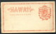 Hawaii Postal Card UX1 Gill Type1 Mint 1882 - Hawai
