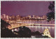 WESTERN AUSTRALIA WA Night Lights Bridge & River PERTH Nucolorvue PE12 Postcard C1970s - Perth