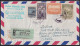 F-EX41265 ECUADOR 1953 REGISTERED AIR COVER QUITO TO SPAIN.   - Ecuador