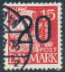 Denmark Danemark Danmark 1940: 20/15ø Provisional Type IIa, F-VF Used, AFA 264a (DCDK00652) - Oblitérés