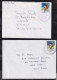 Barbados 2016 2 Big Size Airmail Covers ST JAMES X LONDON Sarha Gill Stamp - Barbades (1966-...)